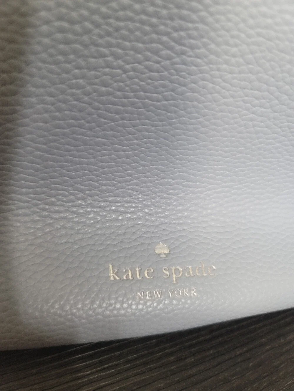 Elegant Light Blue Leather  Kate Spade Shoulder Bag - Women